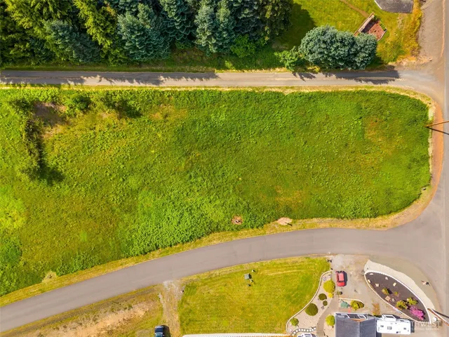 a view of a swimming pool with an outdoor space