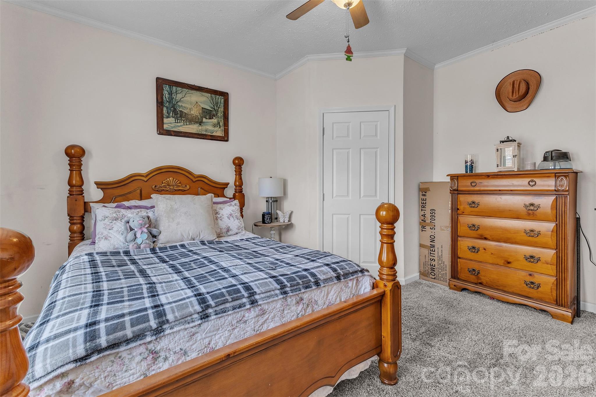 72 Crouch Road Taylorsville, NC 28681 - Photo 25 of 48 a bedroom with a bed and a cabinets