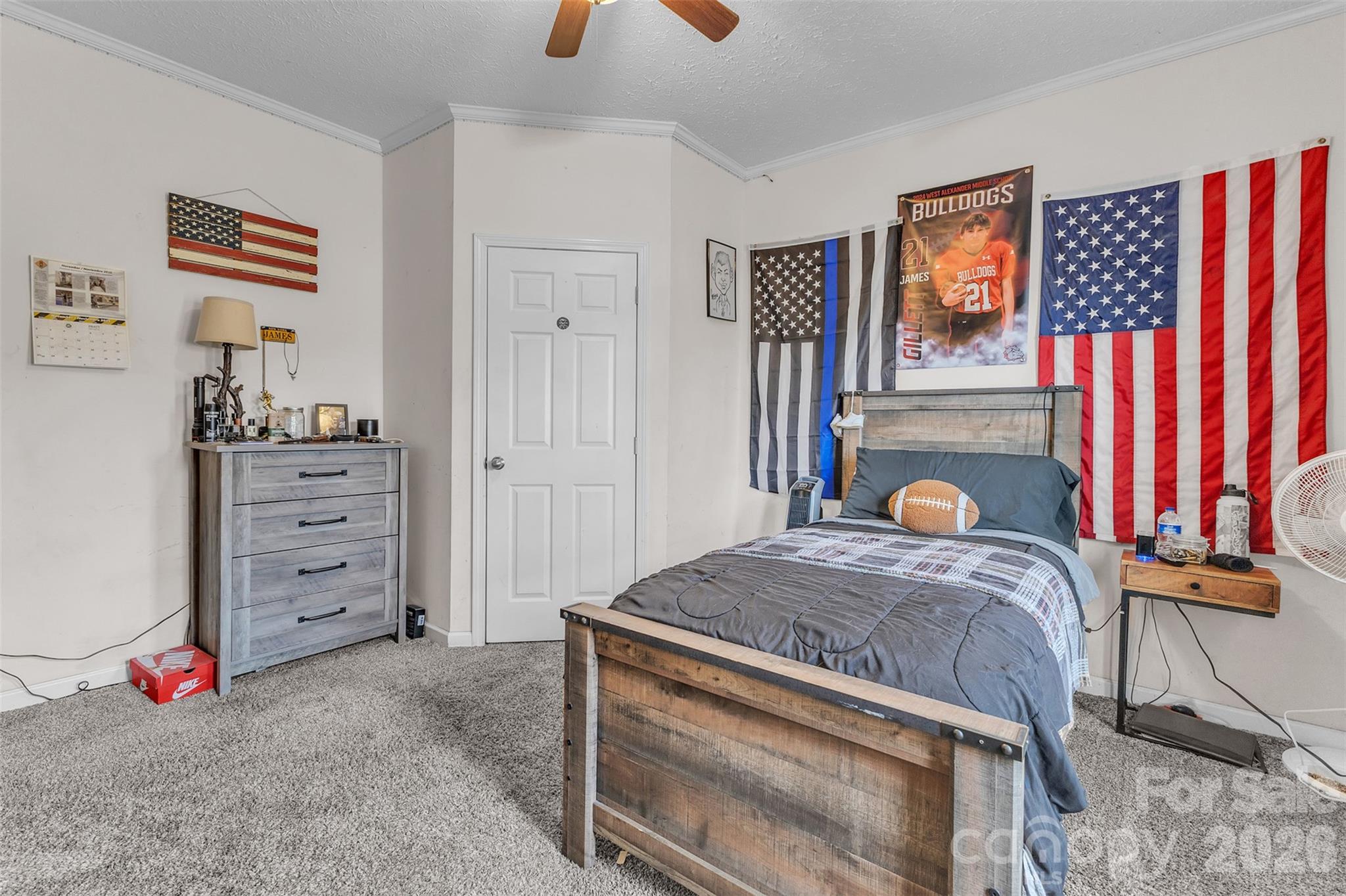 72 Crouch Road Taylorsville, NC 28681 - Photo 29 of 48 a bedroom with a bed and a window