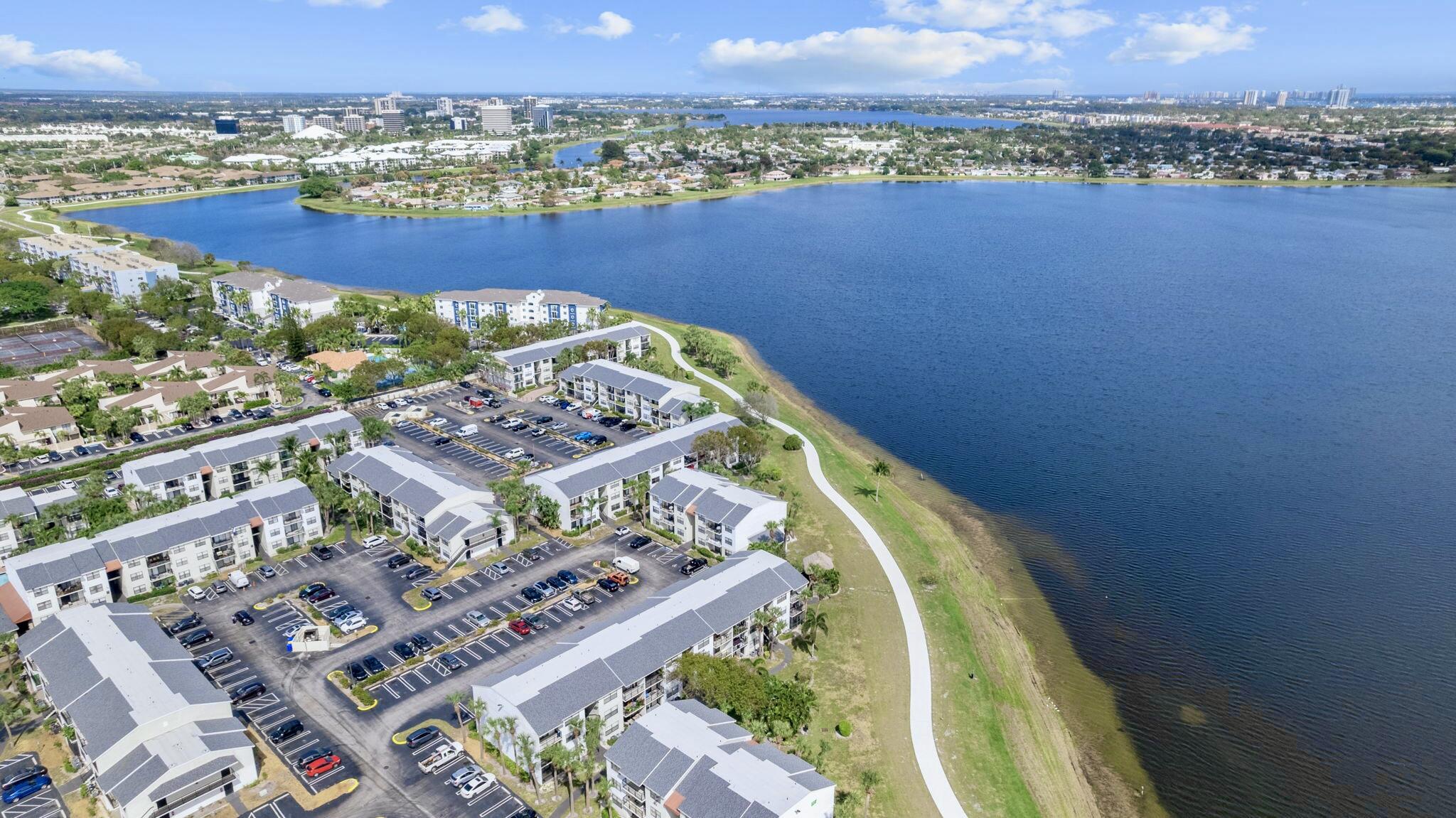 760 Executive Center Drive, Unit 14 West Palm Beach, FL 33401 - Photo 3 of 4 an aerial view of a city