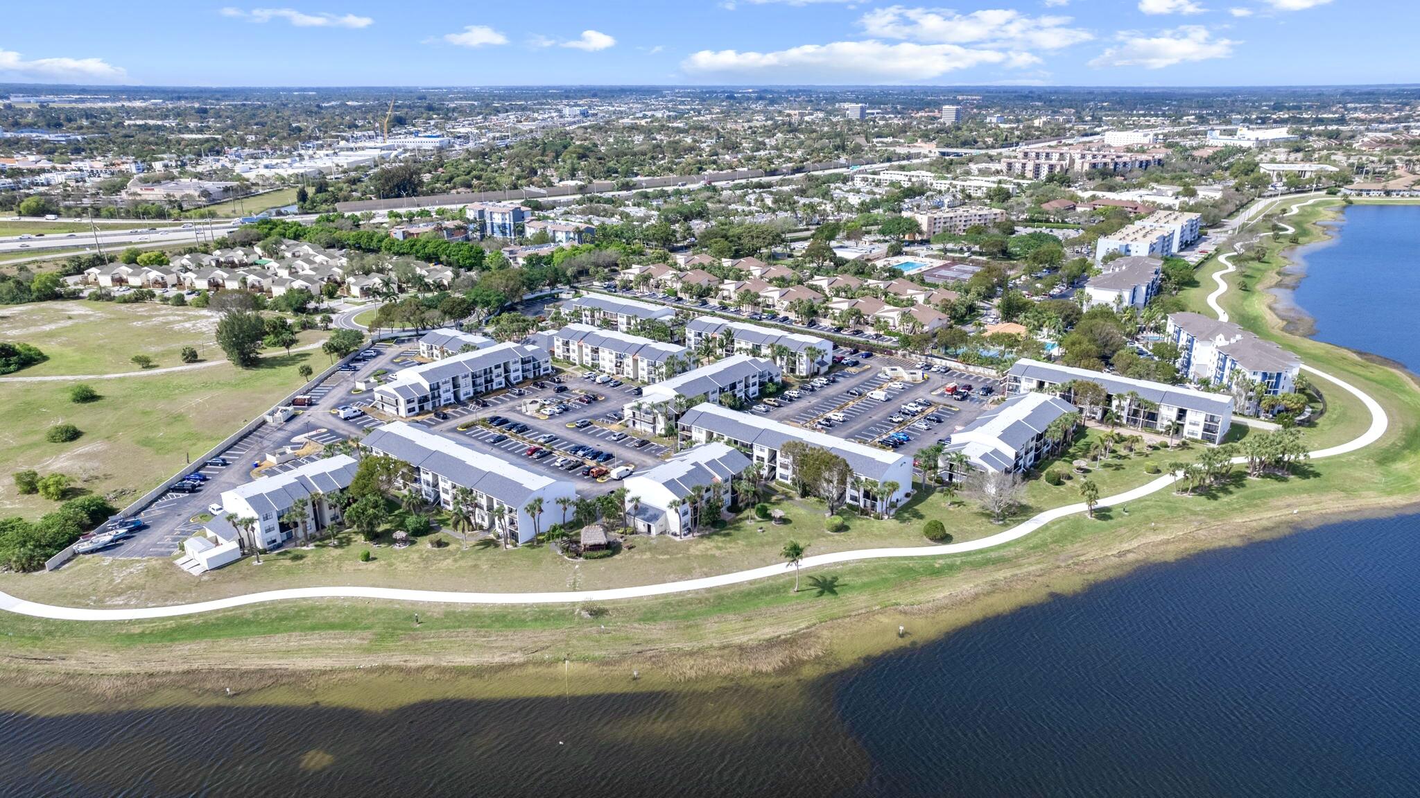 760 Executive Center Drive, Unit 14 West Palm Beach, FL 33401 - Photo 4 of 4 an aerial view of a city