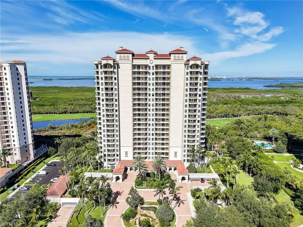 a view of a city with tall buildings