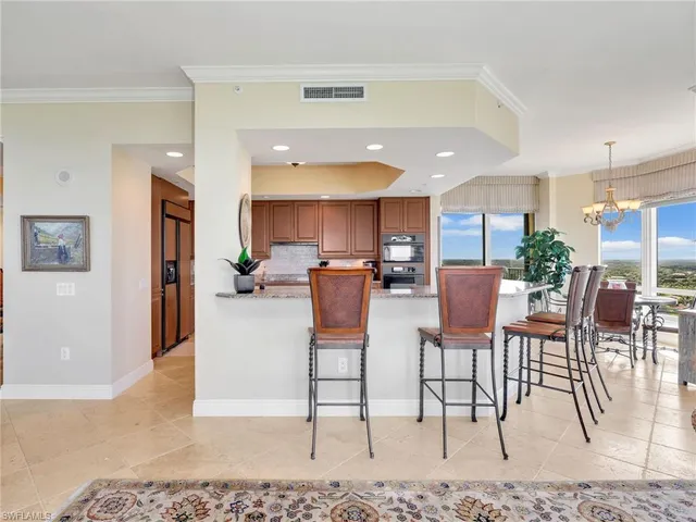 a view of dining room and livingroom view