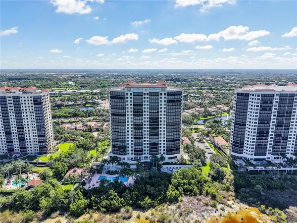a view of a city with tall buildings