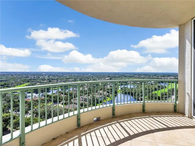 a view of balcony with city view