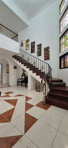 a view of a livingroom with furniture