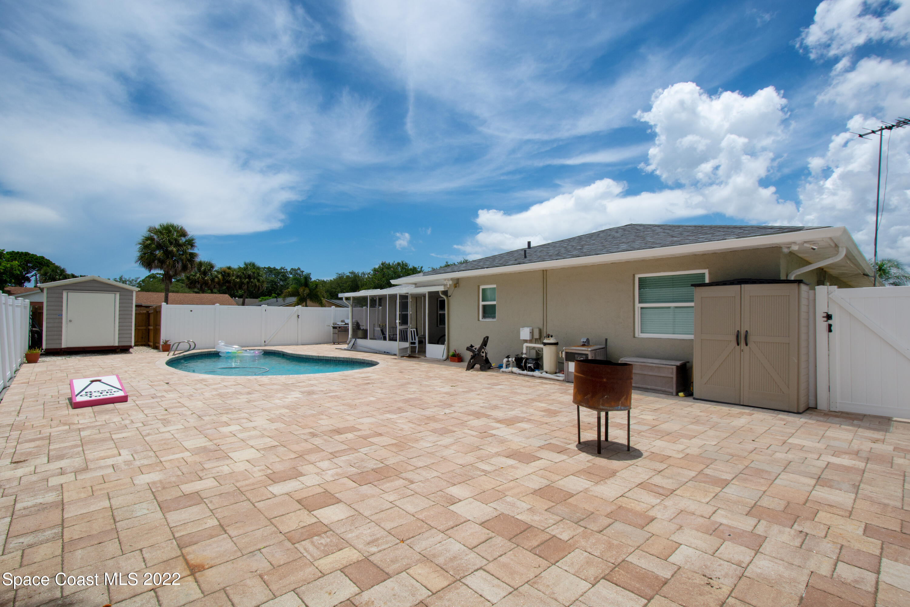 1870 Tallpine Road Melbourne, FL 32935 - Photo 26 of 29 Back Pool Deck 1