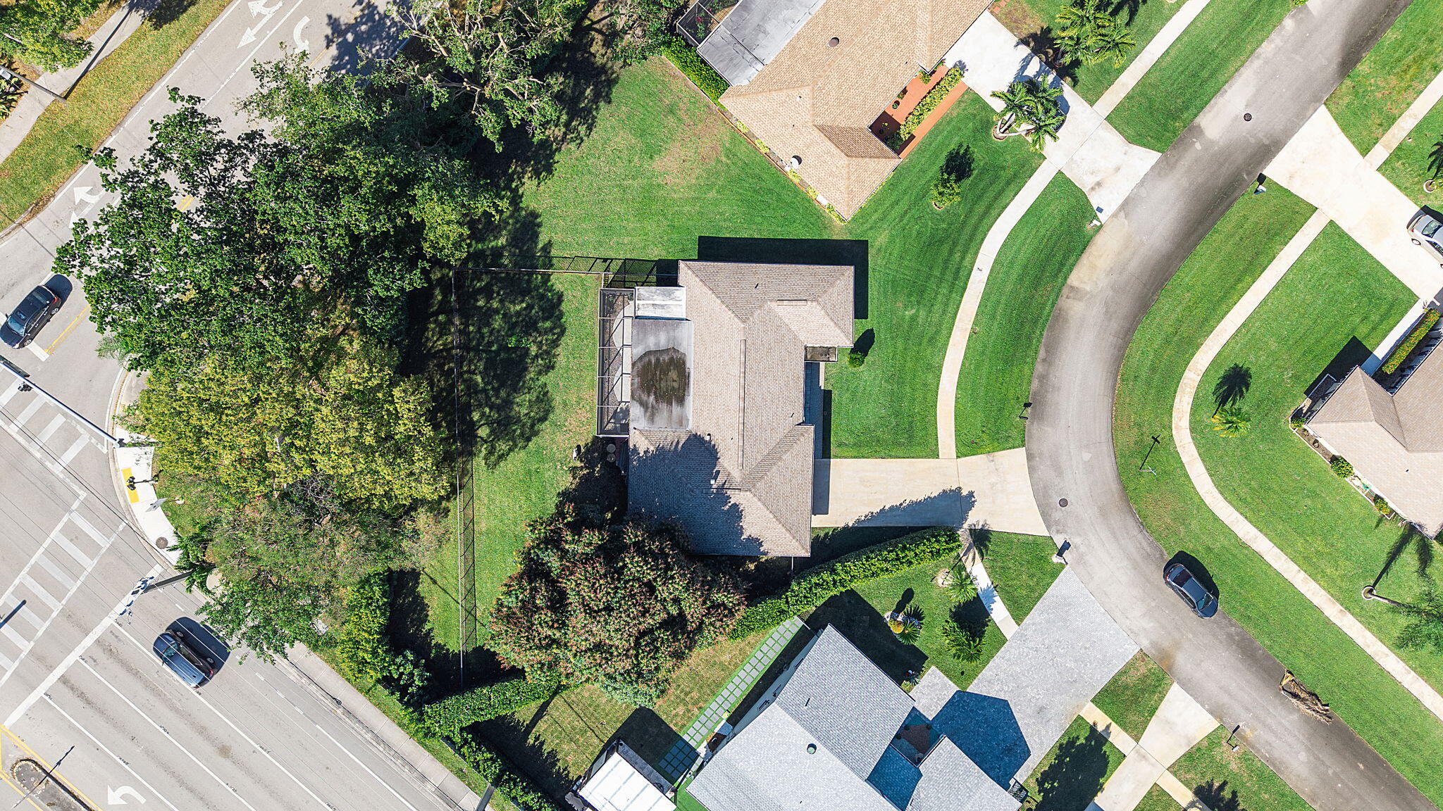 6206 Springdale Way Delray Beach, FL 33484 - Photo 15 of 38 an aerial view of a house