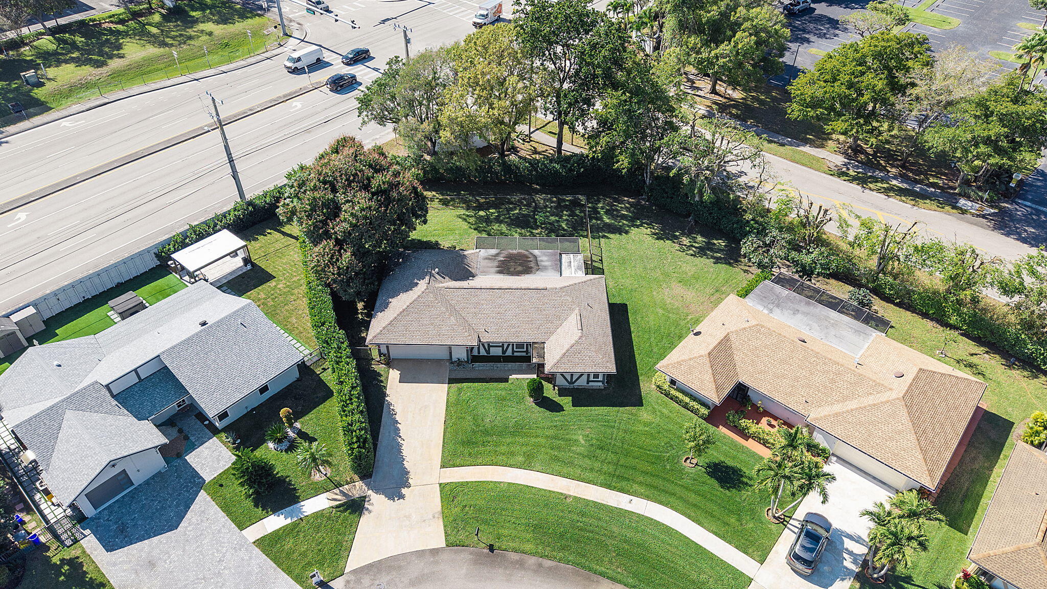6206 Springdale Way Delray Beach, FL 33484 - Photo 10 of 38 an aerial view of a house with outdoor space