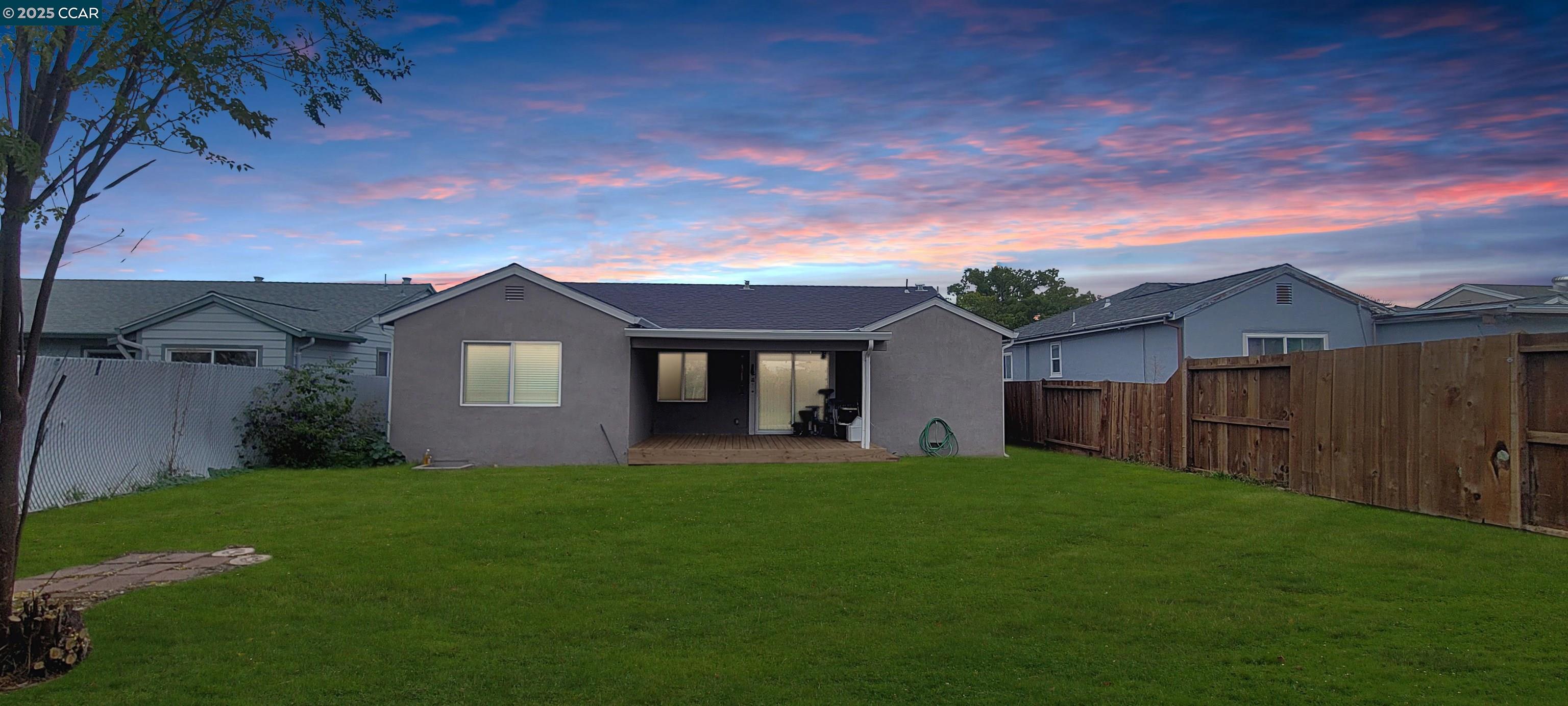 2744 El Rey Street Antioch, CA 94509 - Photo 22 of 23 a front view of a house with yard and large tree