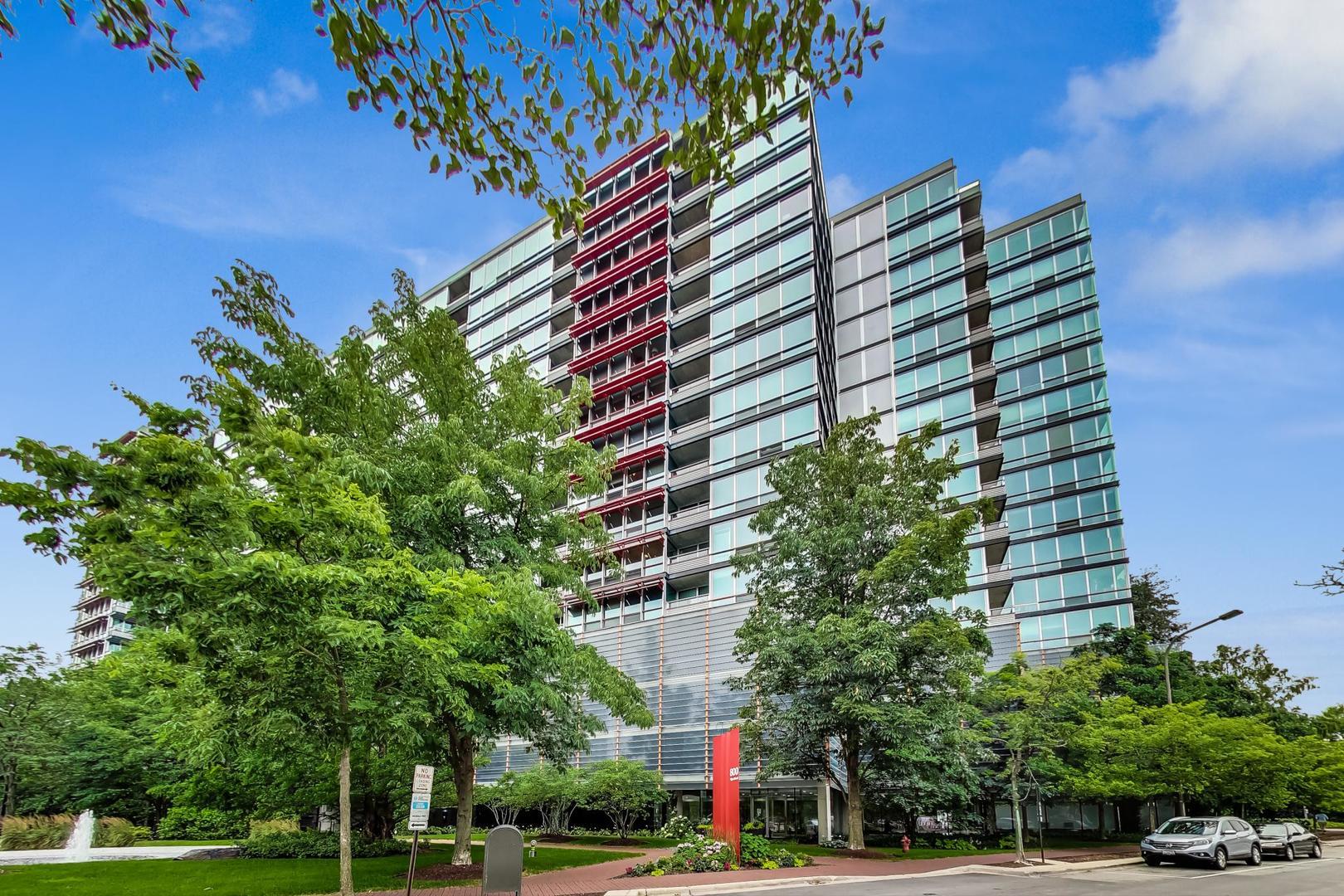 a front view of a building