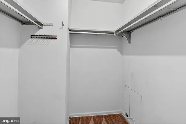 a view of walk in closet