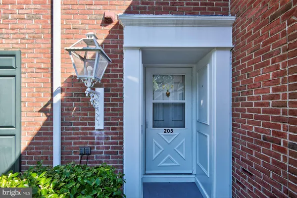 a view of front door of house