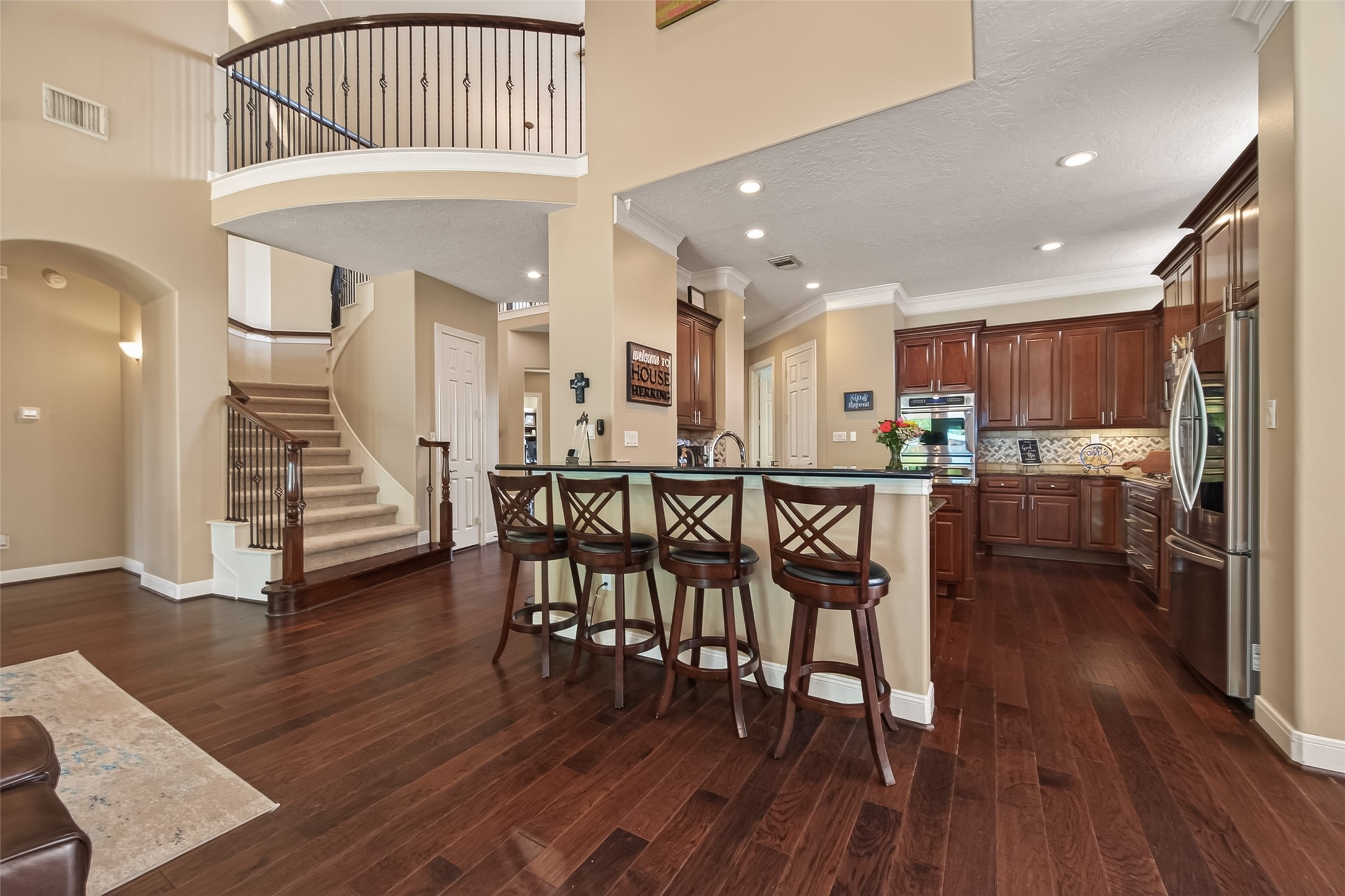 2319 Braer Ridge Drive Katy, TX 77494 - Photo 13 of 50 a dining room with furniture and wooden floor