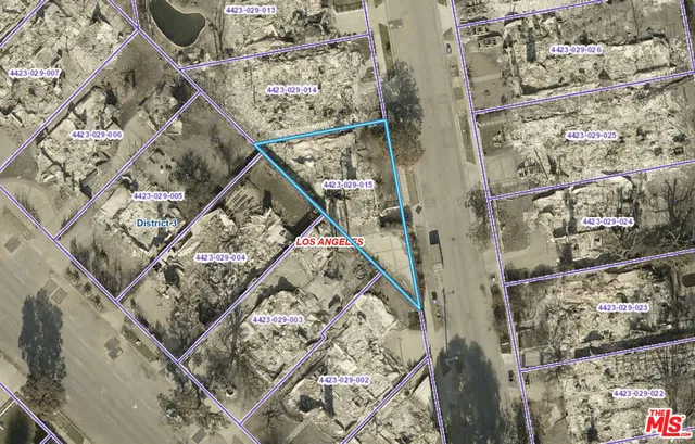 a bird view of a house