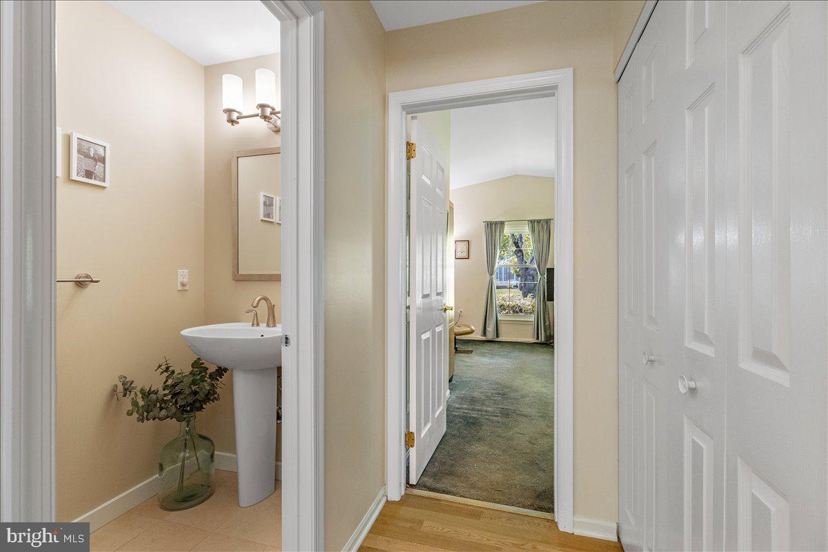 3 Strathmore Place Princeton Junction, NJ 08550 - Photo 15 of 29 view of a bathroom with a sink and mirror