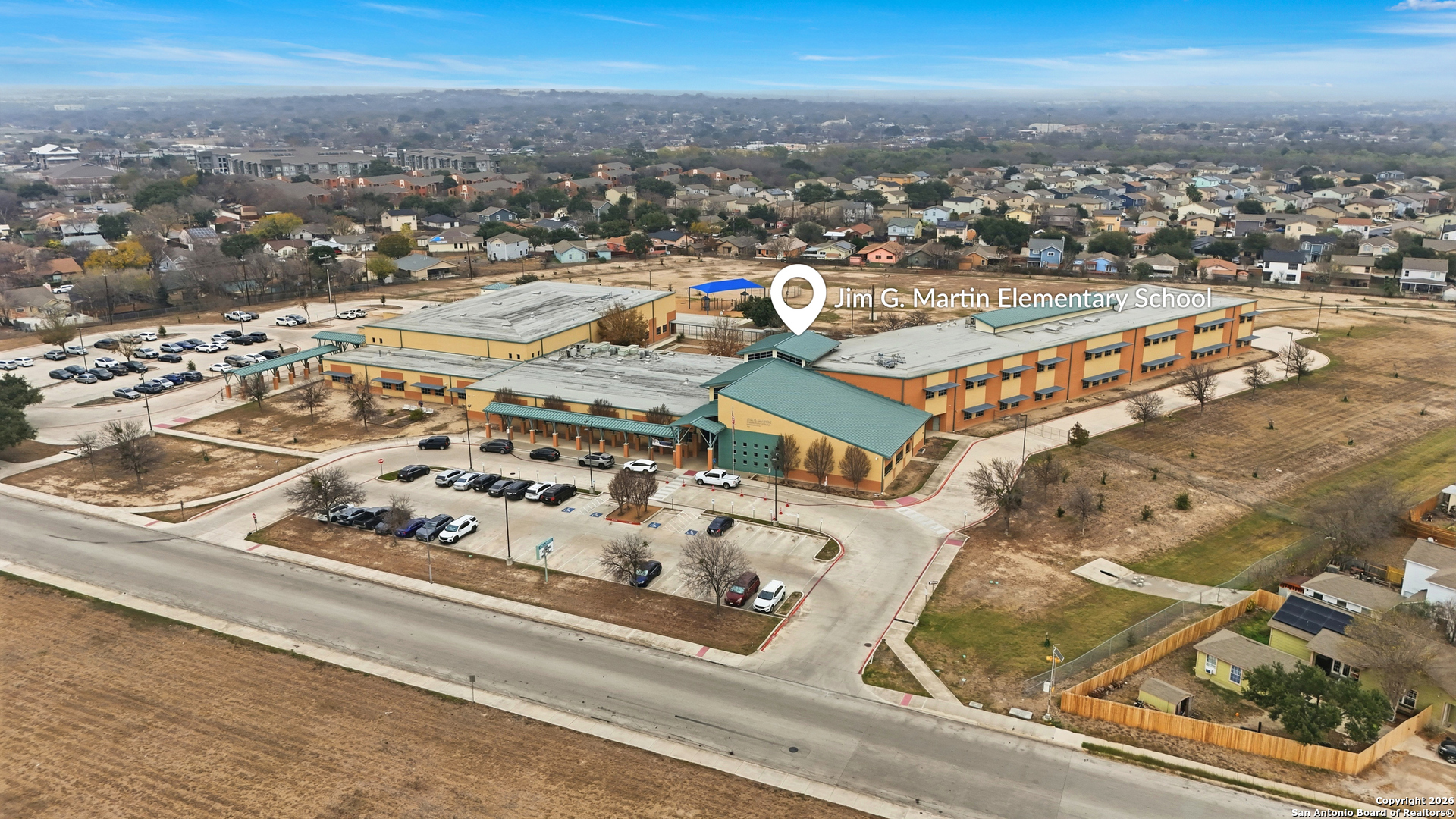 814 Inks Farm San Antonio, TX 78228 - Photo 32 of 32 an aerial view of residential houses with city view
