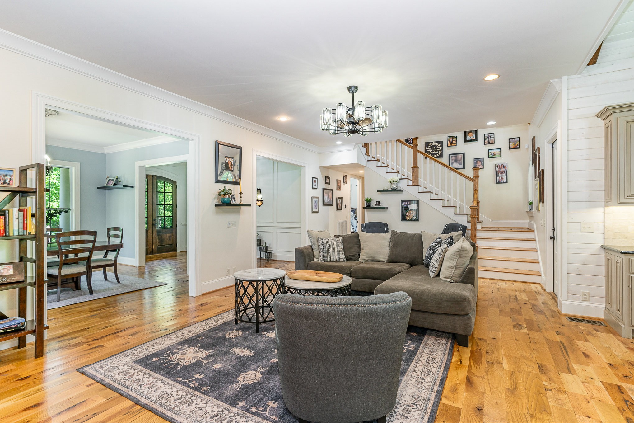 4289 Peytonsville-Trinity Road Franklin, TN 37064 - Photo 22 of 67 a living room with furniture and wooden floor