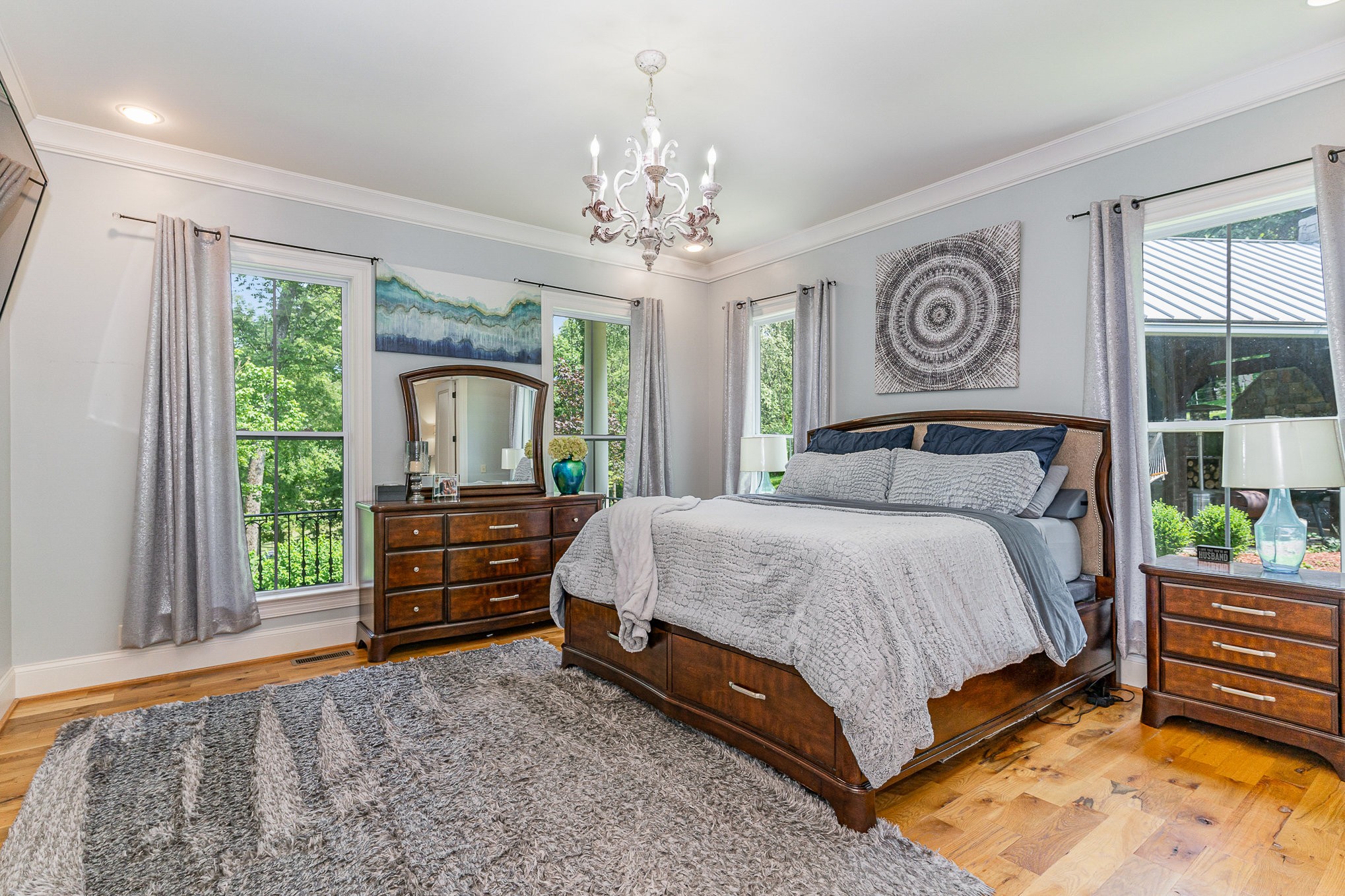 4289 Peytonsville-Trinity Road Franklin, TN 37064 - Photo 32 of 67 a bedroom with a bed dresser and a window