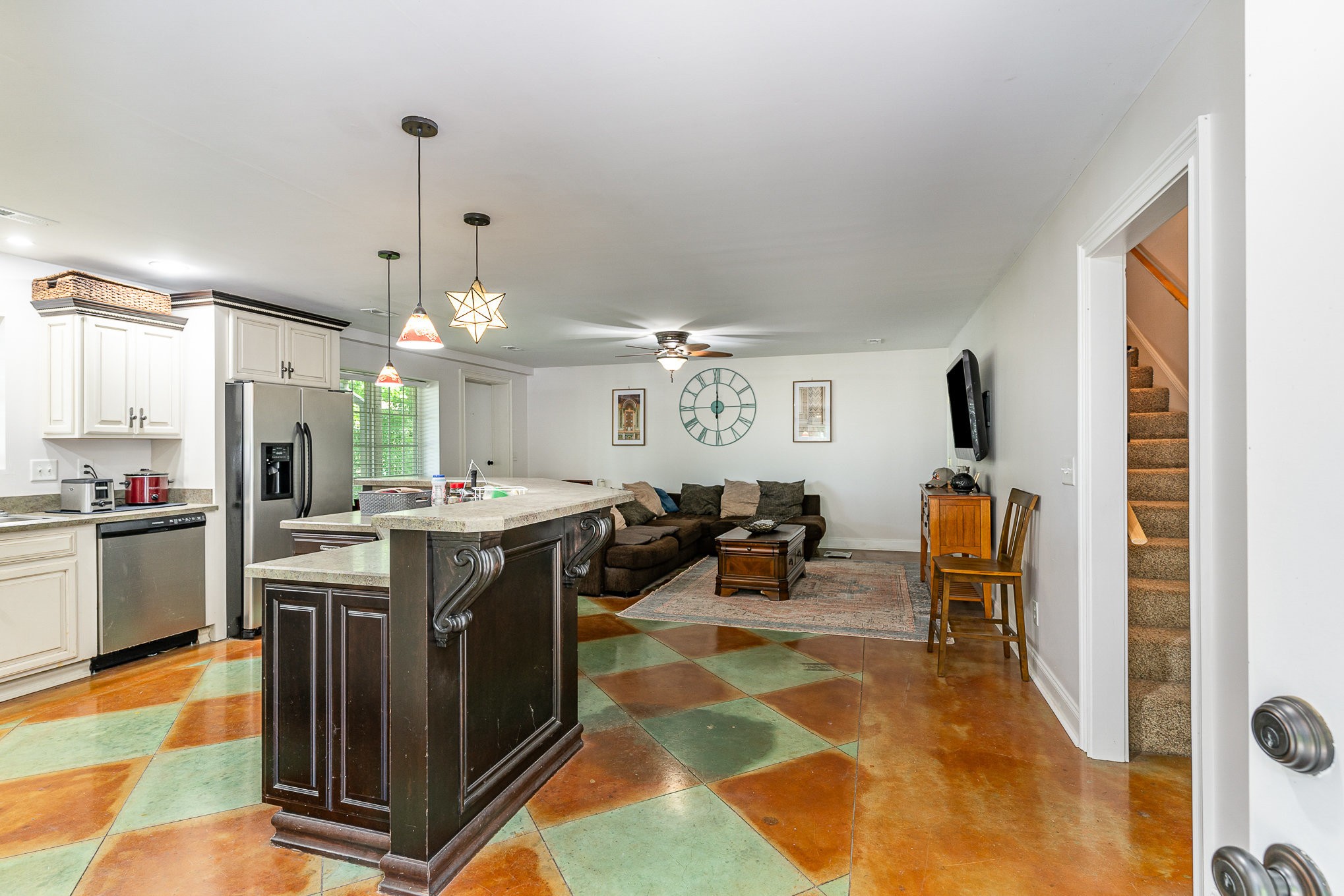 4289 Peytonsville-Trinity Road Franklin, TN 37064 - Photo 51 of 67 a kitchen with stainless steel appliances granite countertop a stove oven and a sink
