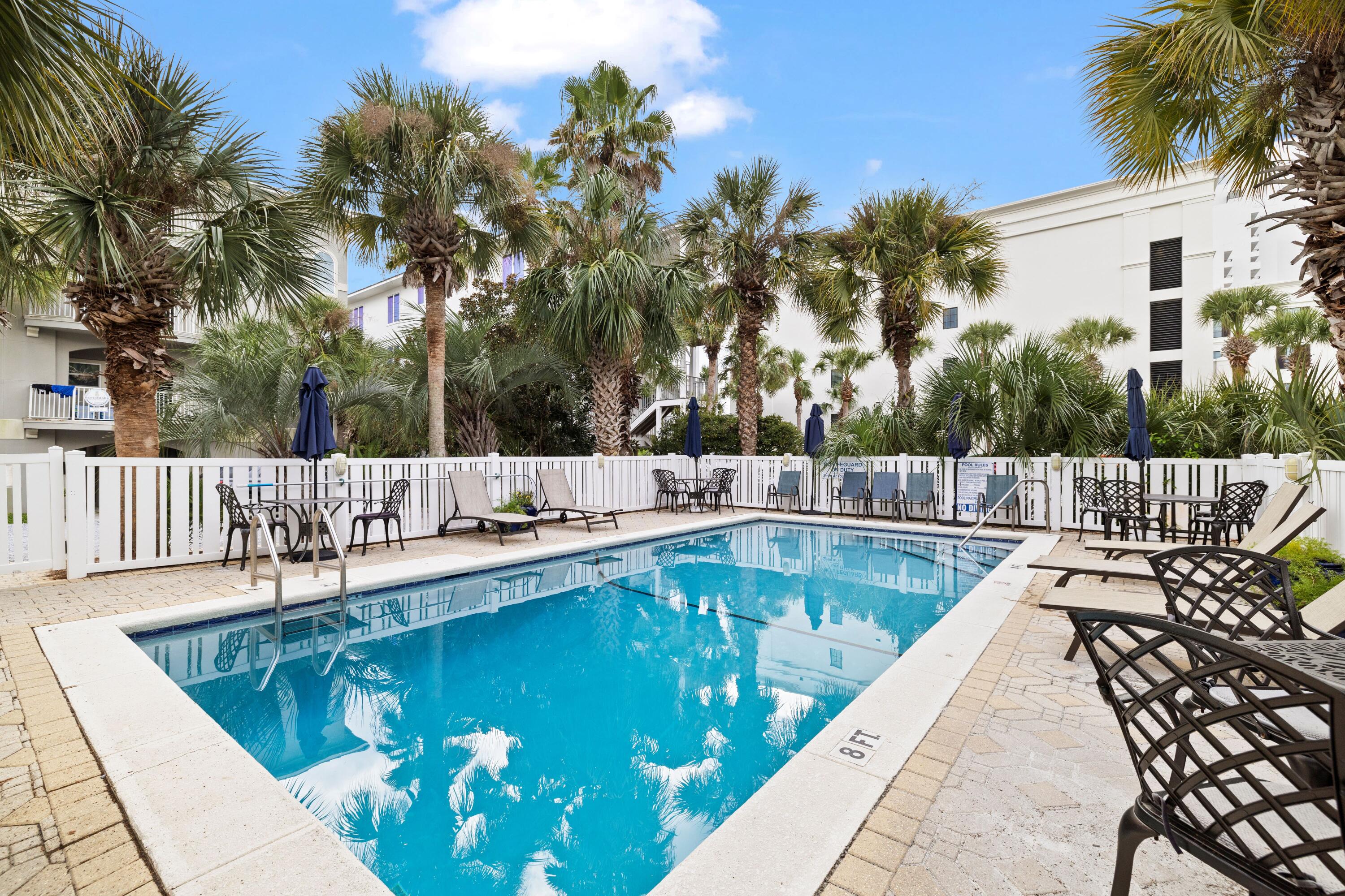 4192 East County Highway 30A, Unit A Santa Rosa Beach, FL 32459 - Photo 29 of 30 a view of a swimming pool with a patio