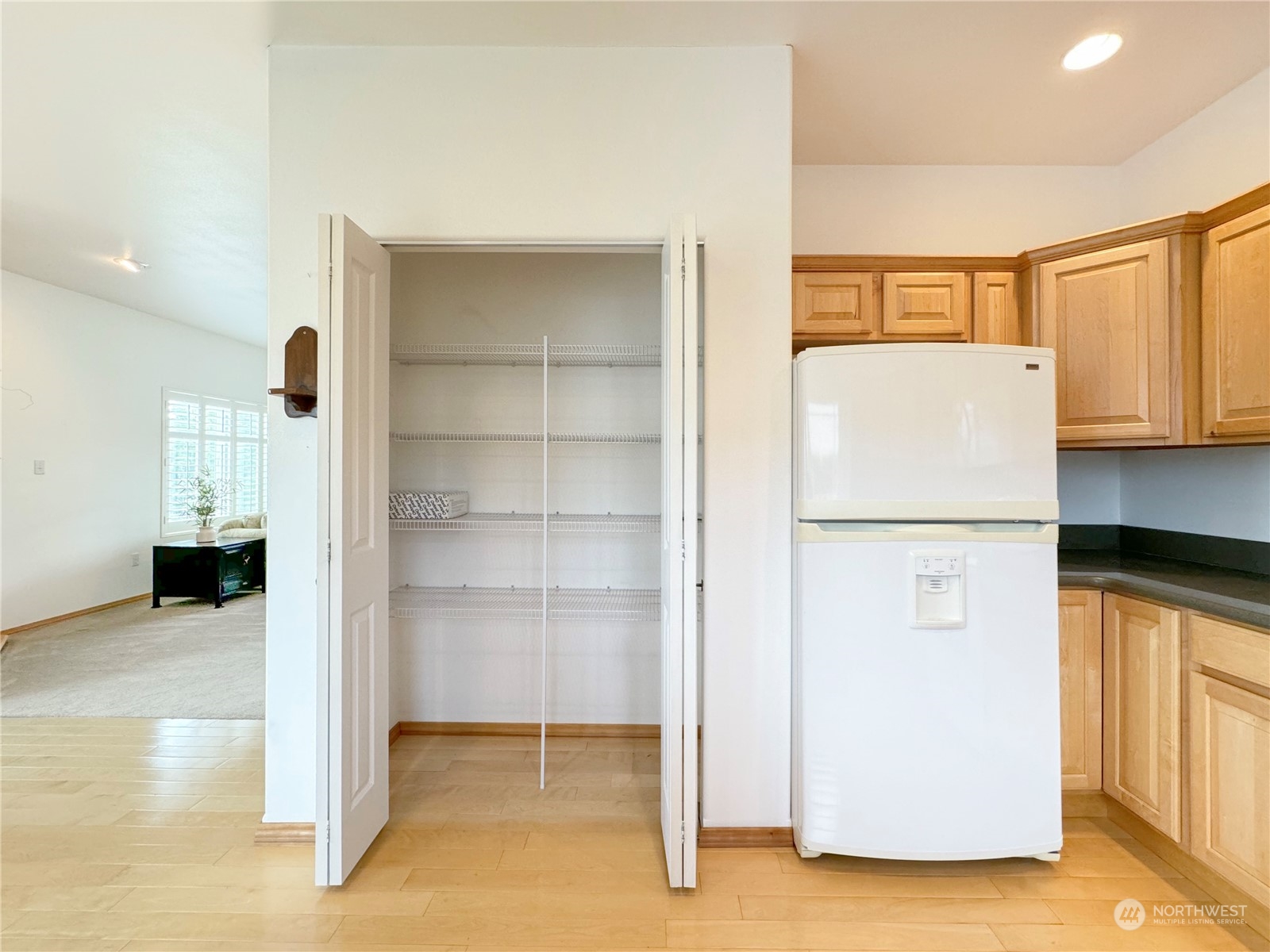 50 Nesting Place Sequim, WA 98382 - Photo 14 of 40 a view of kitchen with stainless steel appliances cabinets and a refrigerator
