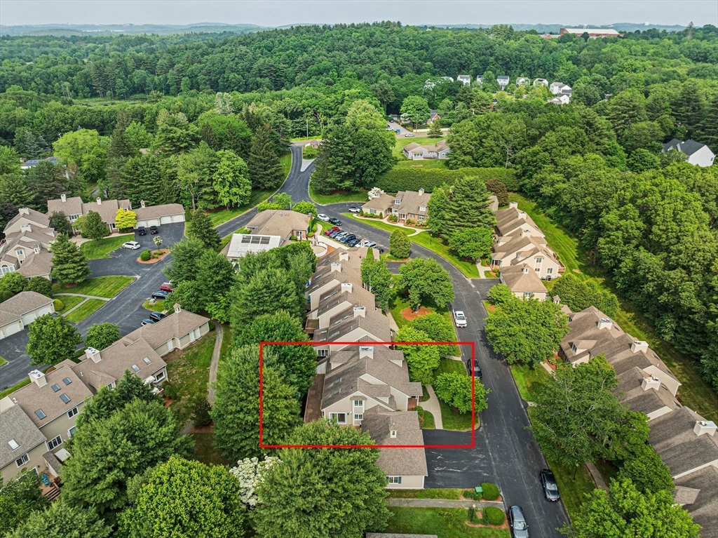 9 Powder Hill Way, Unit 9 Westborough, MA 01581 - Photo 33 of 40 an aerial view of residential houses with outdoor space and trees