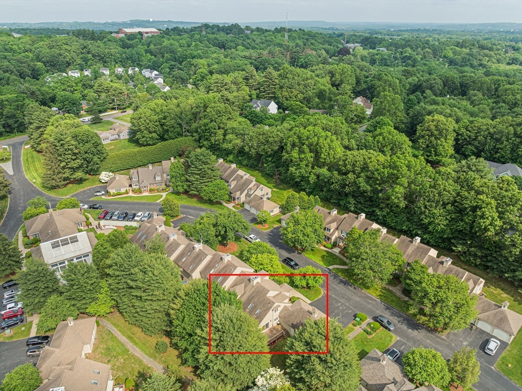 9 Powder Hill Way, Unit 9 Westborough, MA 01581 - Photo 34 of 40 an aerial view of residential houses with outdoor space