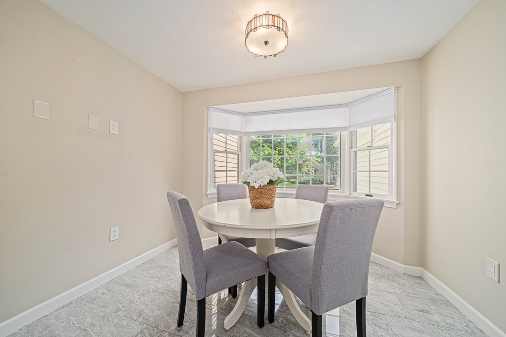 9 Powder Hill Way, Unit 9 Westborough, MA 01581 - Photo 5 of 40 a view of a dining room with furniture window and outside view