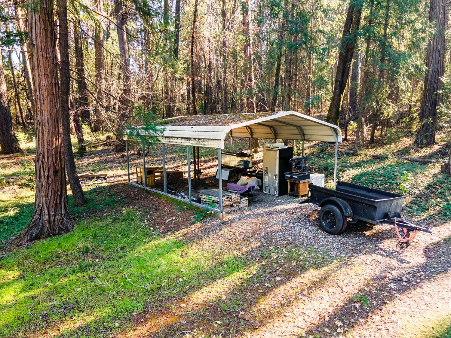22700 Johnson Valley Road Foresthill, CA 95631 - Photo 36 of 68 a view of outdoor space yard deck patio and outdoor seating