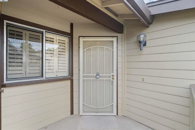a view of front door