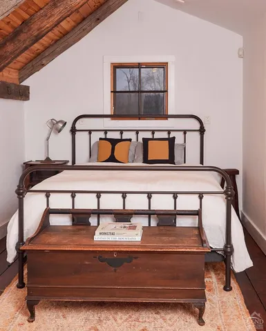 a workspace with furniture and window