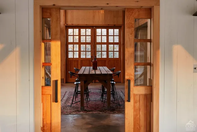 a view of a kitchen with a sink