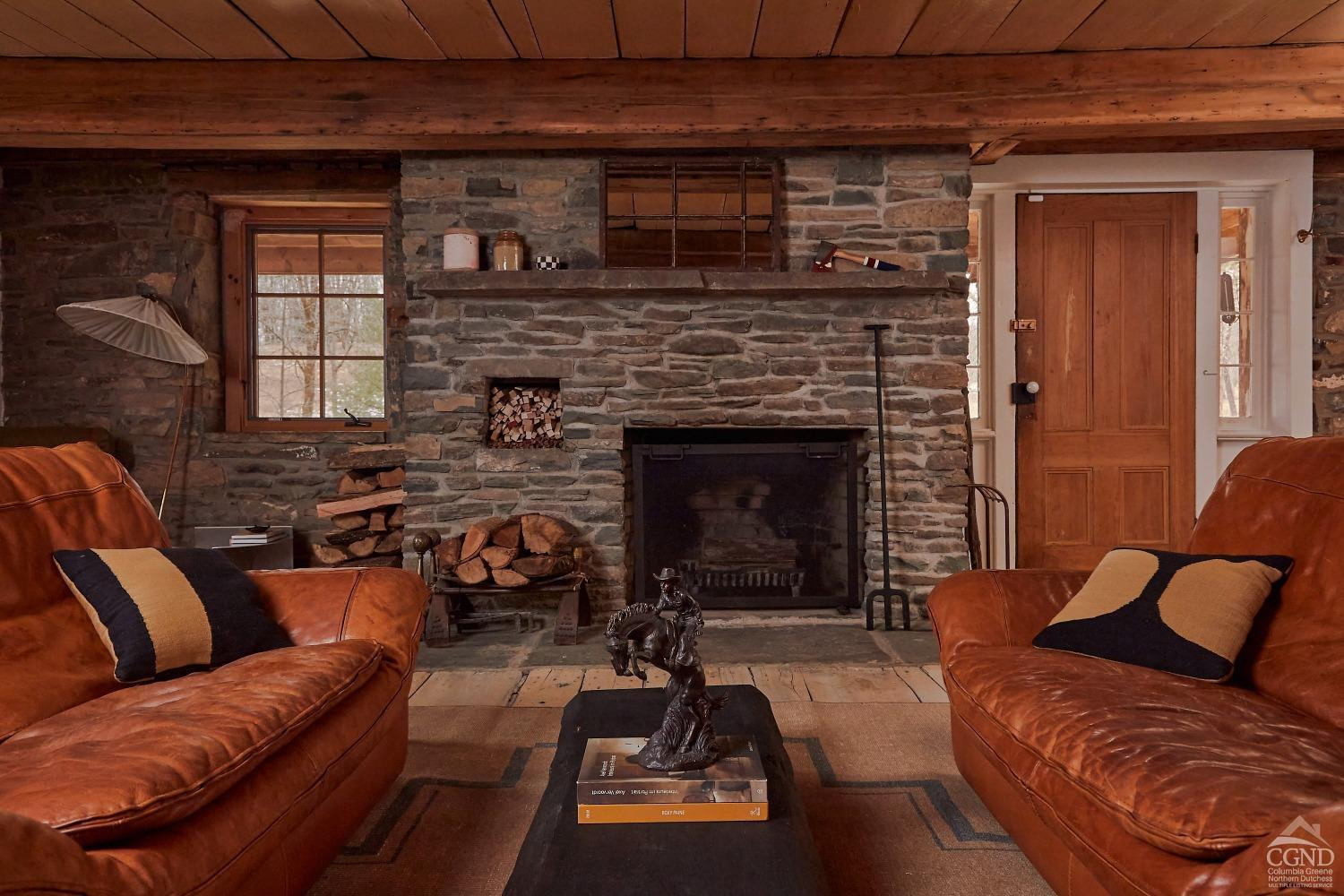 40 Hellbrook Lane Ulster Park, NY 12487 - Photo 7 of 40 a living room with furniture and a fireplace