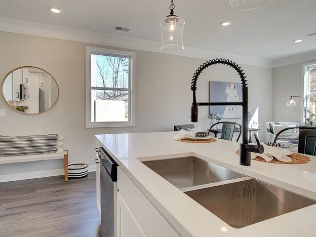 a room with storage and utility