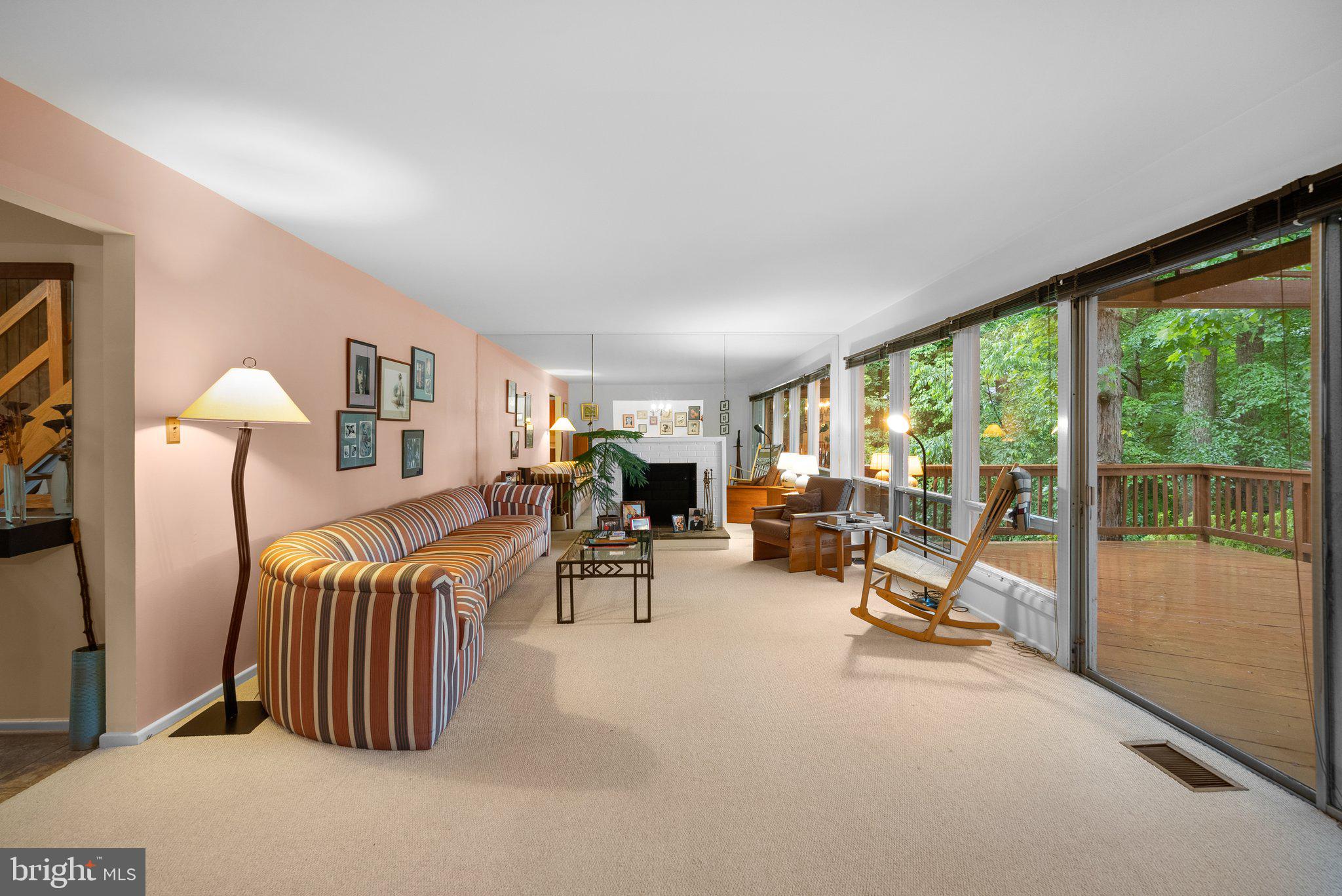 1007 La Grande Road Silver Spring, MD 20903 - Photo 14 of 48 a view of a livingroom with furniture and a large window