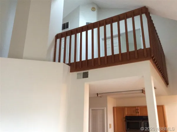 a view of a staircase