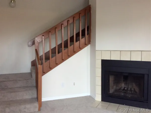a view of a livingroom with furniture