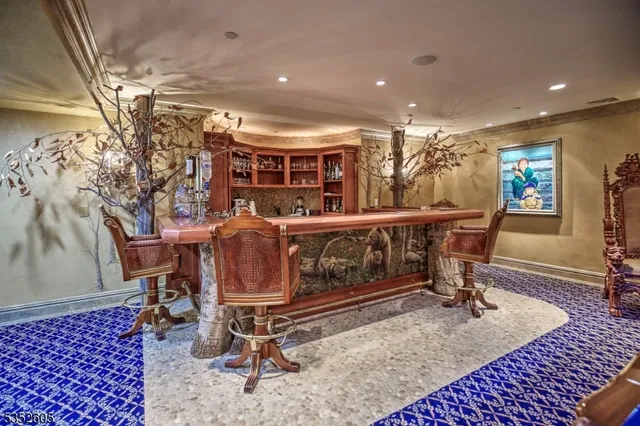 a room with gym equipment