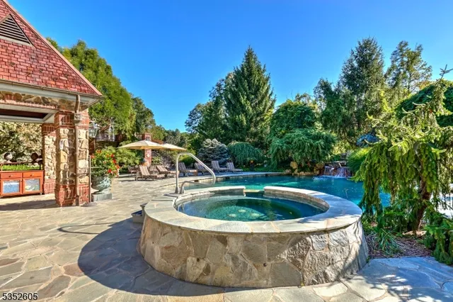 a view of outdoor space yard swimming pool and patio