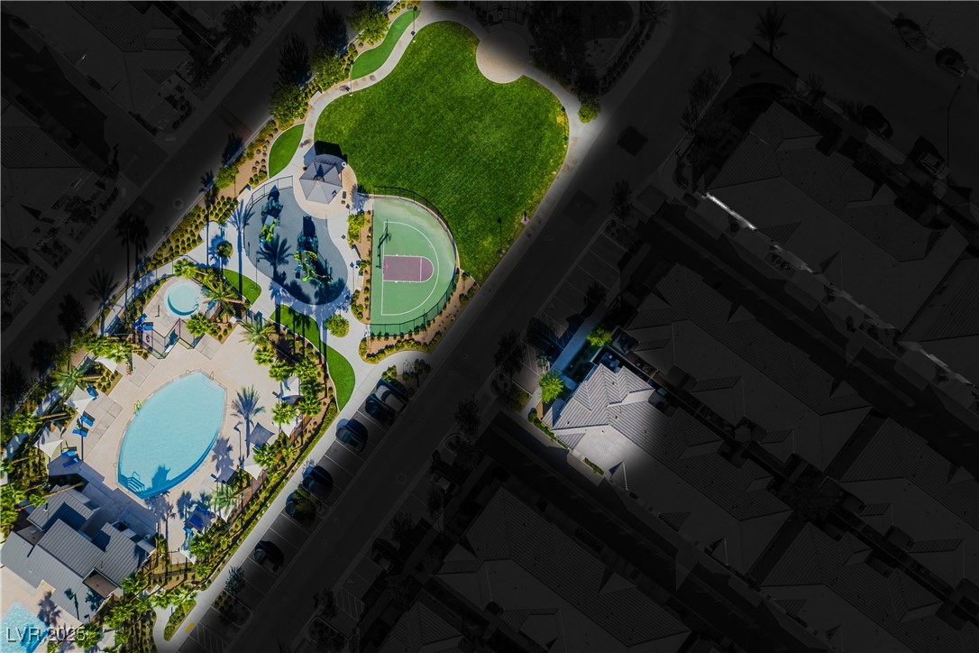12236 Glass Desert Road, Unit 2 Las Vegas, NV 89183 - Photo 7 of 32 Bird's eye view of a pool
