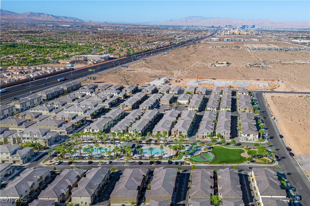 12236 Glass Desert Road, Unit 2 Las Vegas, NV 89183 - Photo 8 of 32 Aerial overview of property's location with nearby suburban area