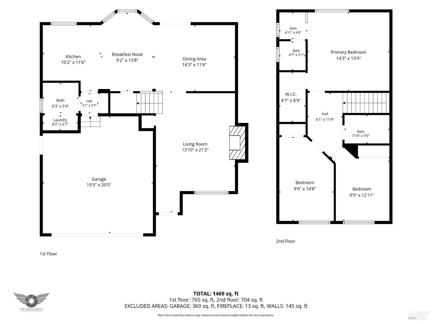 7408 Maximillian Place Rohnert Park, CA 94928 - Photo 19 of 19 See How the Home Lives! Included floor plans showcase both levels, room relationships, and approximate dimensions to help you envision furniture placement and daily living.