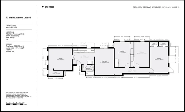 $3,000 | 73 Wales Avenue, Unit 2, Jersey City, NJ 07306