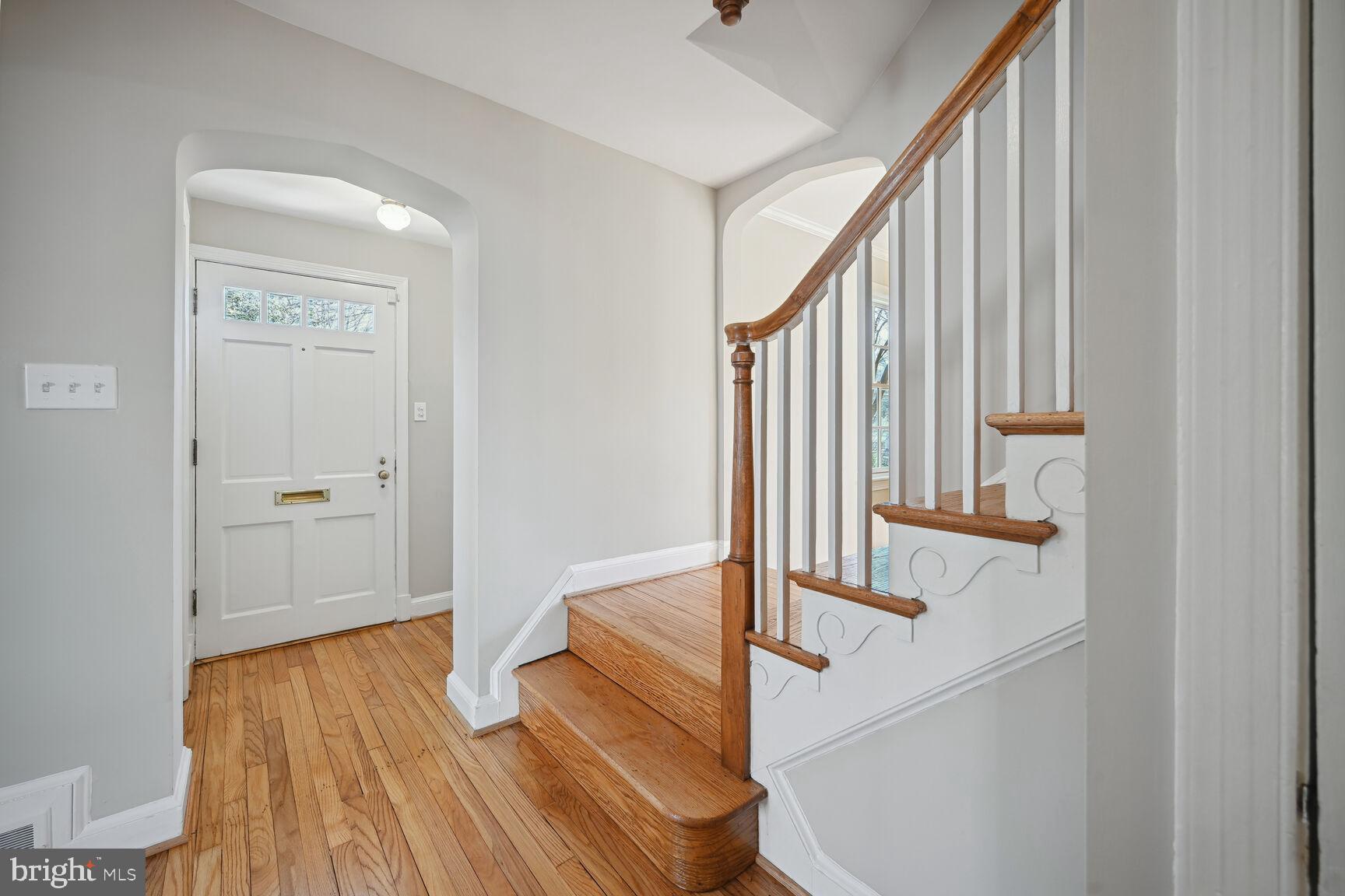 315 Ellsworth Drive Silver Spring, MD 20910 - Photo 8 of 49 Unique foyer design with arched doorways