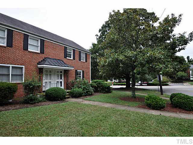 Quiet corner lot with an end-unit condo in sought-after Cameron Village!  One of the best locations within Cameron Village Condos.