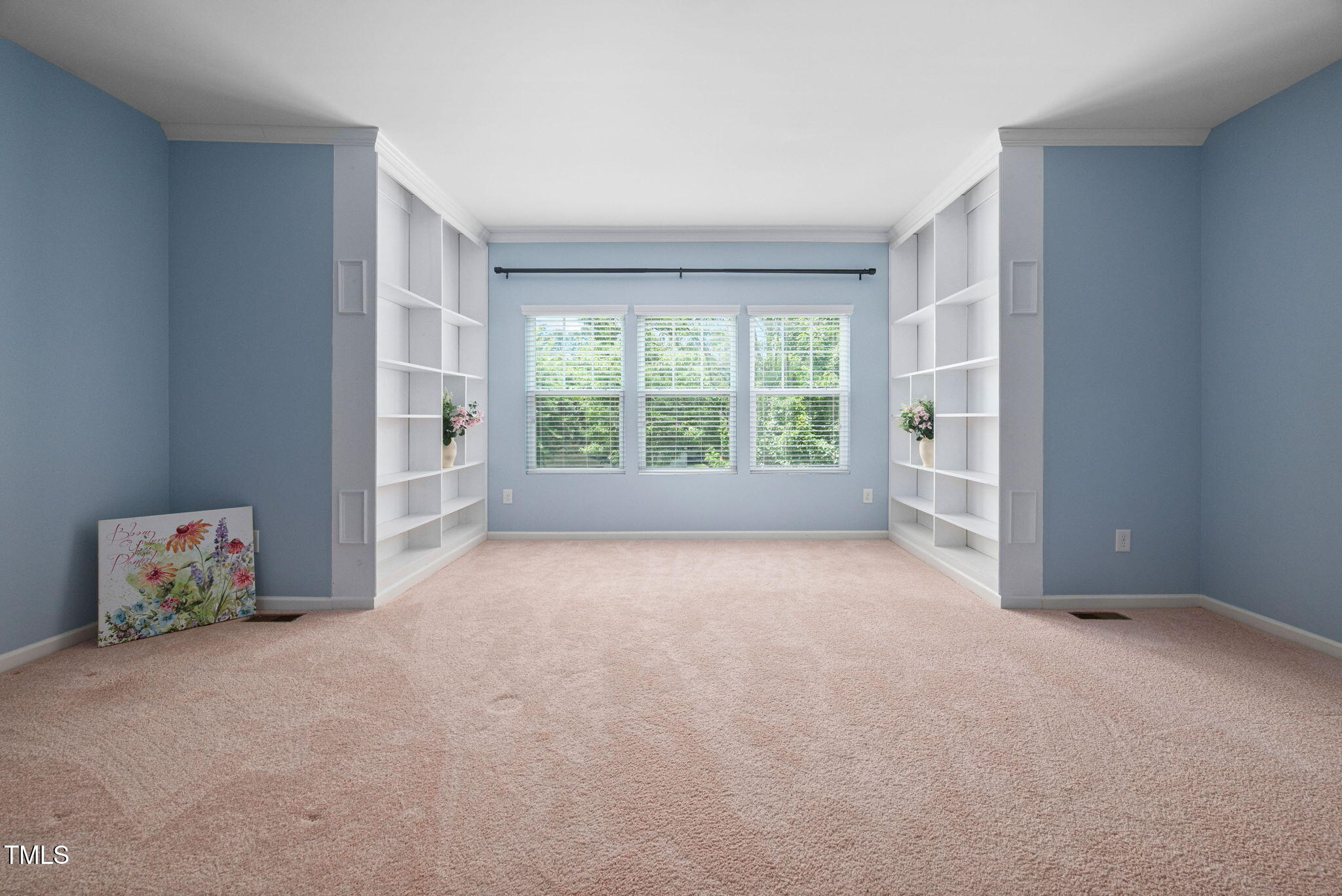 809 Davidson Point Road Cary, NC 27513 - Photo 22 of 62 2nd Floor Primary Bedroom Suite With Built-Ins