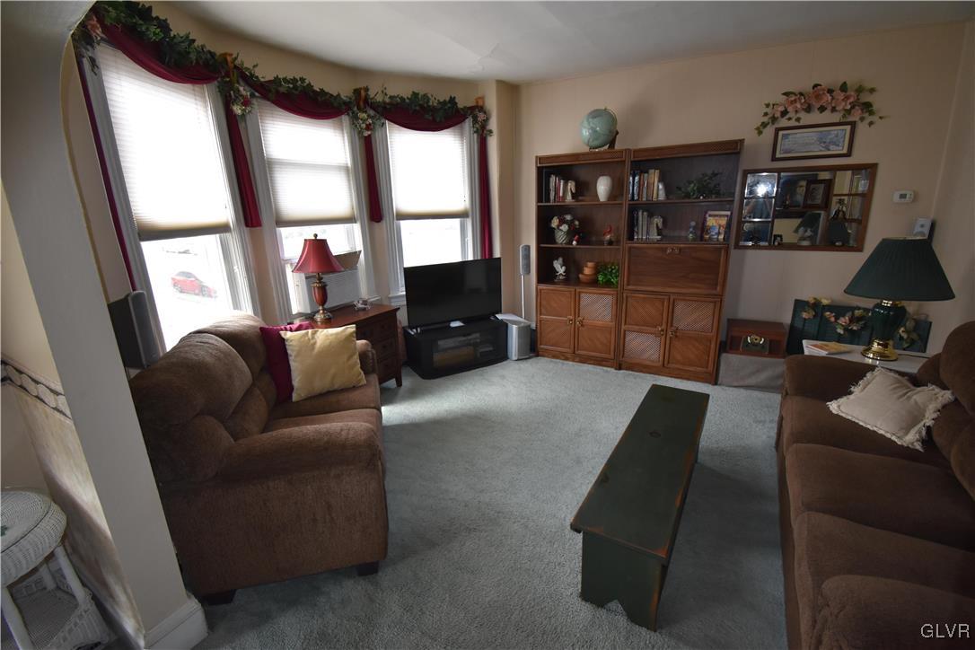 730 Bushkill Street Easton, PA 18042 - Photo 2 of 13 2nd floor living room with triple window overlooki