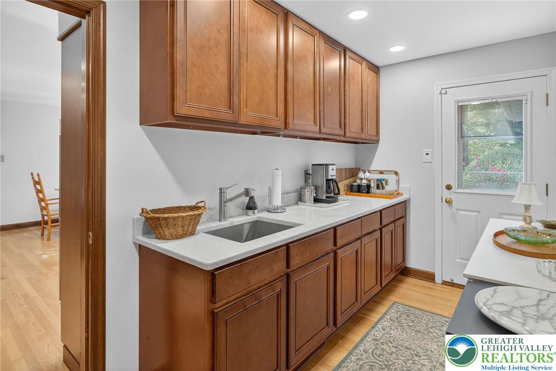 1830 Sherwood Road Allentown, PA 18103 - Photo 13 of 68 a kitchen with stainless steel appliances granite countertop a sink stove and cabinets