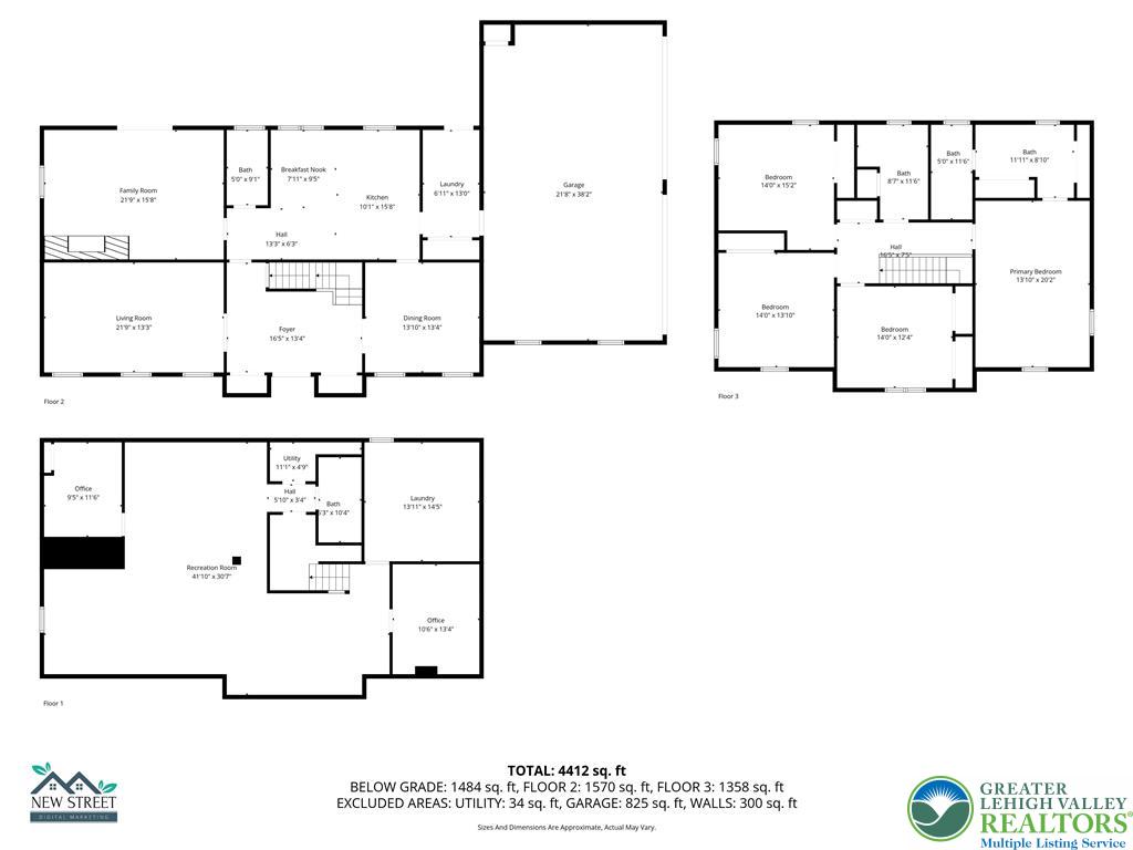 1830 Sherwood Road Allentown, PA 18103 - Photo 68 of 68 a black and white photo of a living room